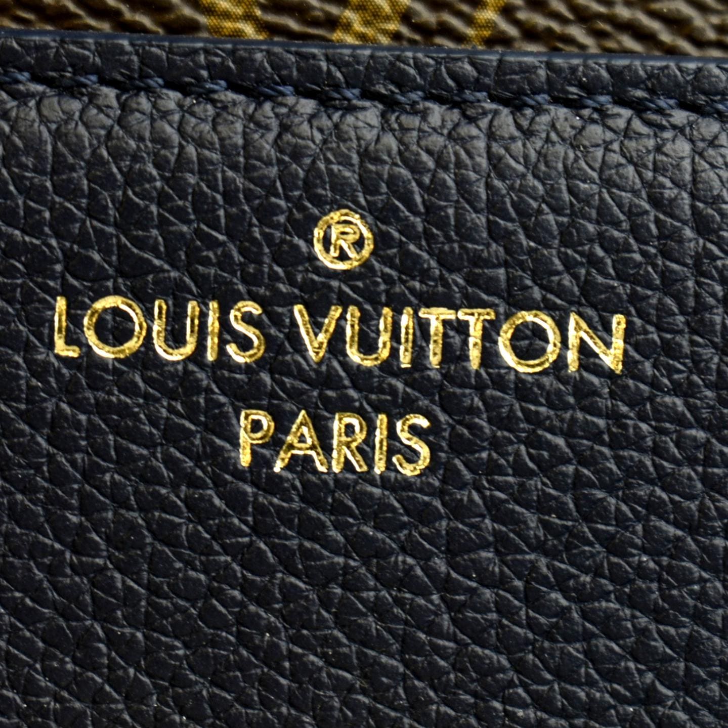 LOUIS VUITTON Victoire Monogram Canvas Crossbody Bag Navy Blue