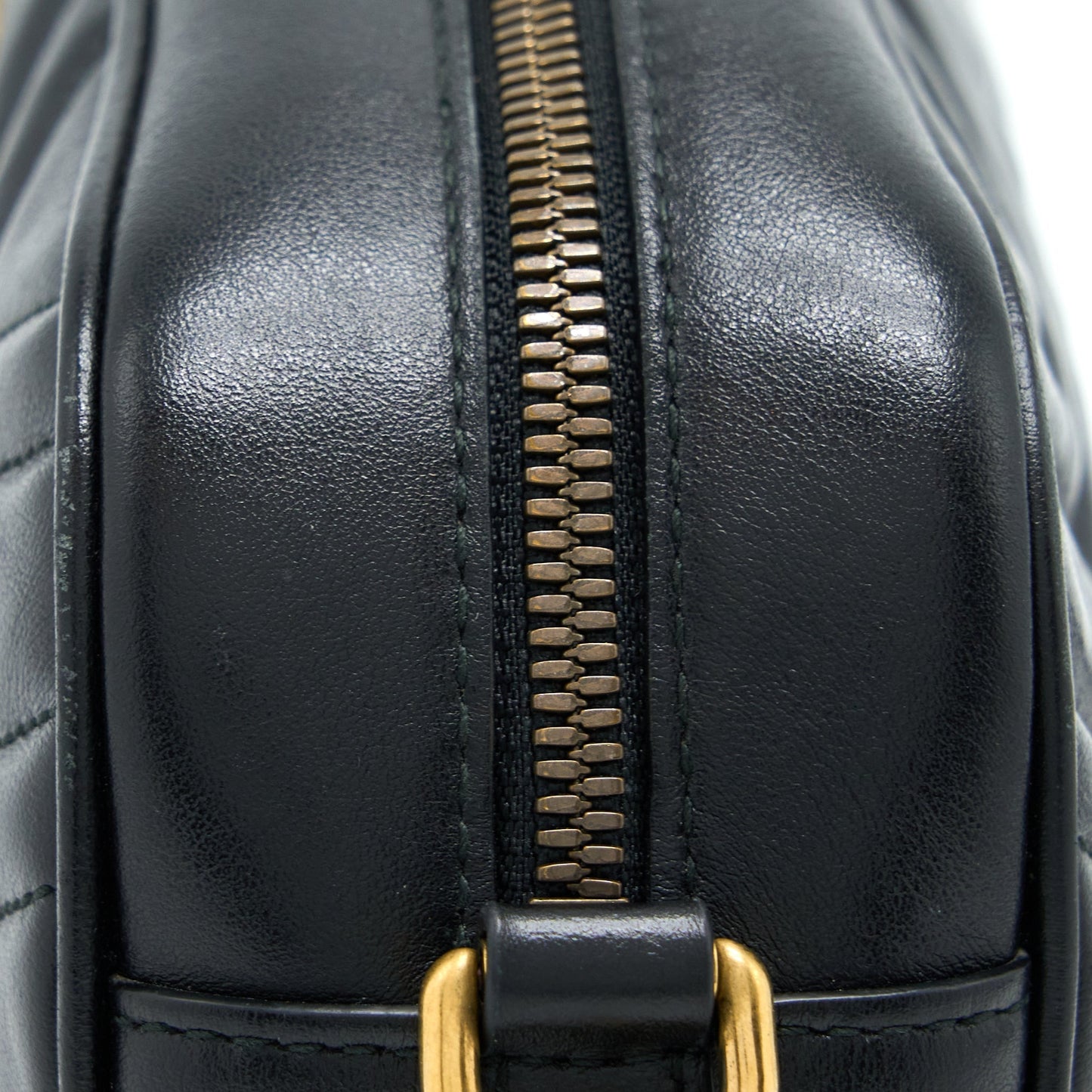 Gucci Small Marmont Matelasse Calfskin Black