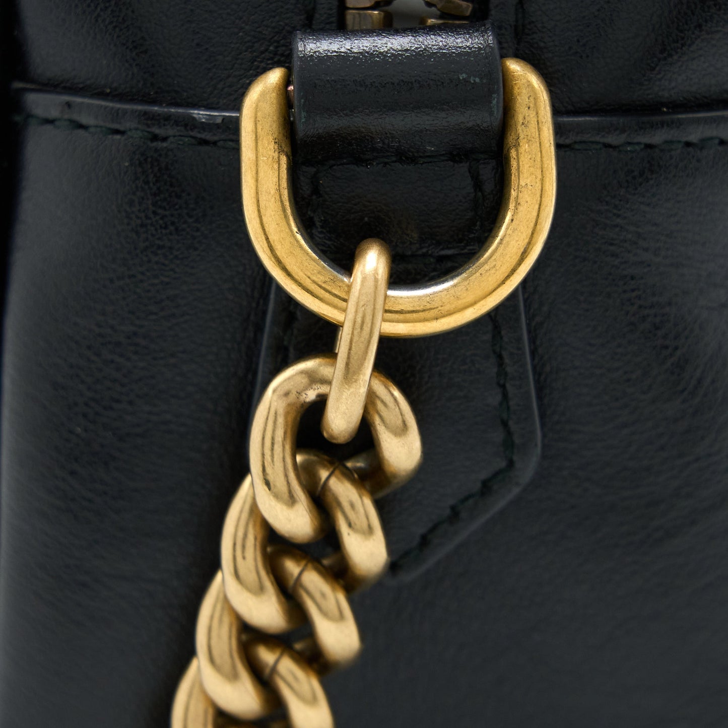 Gucci Small Marmont Matelasse Calfskin Black