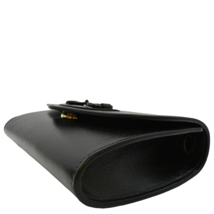 GUCCI Horsebit 1955 Mini Leather Crossbody Bag Black 724713