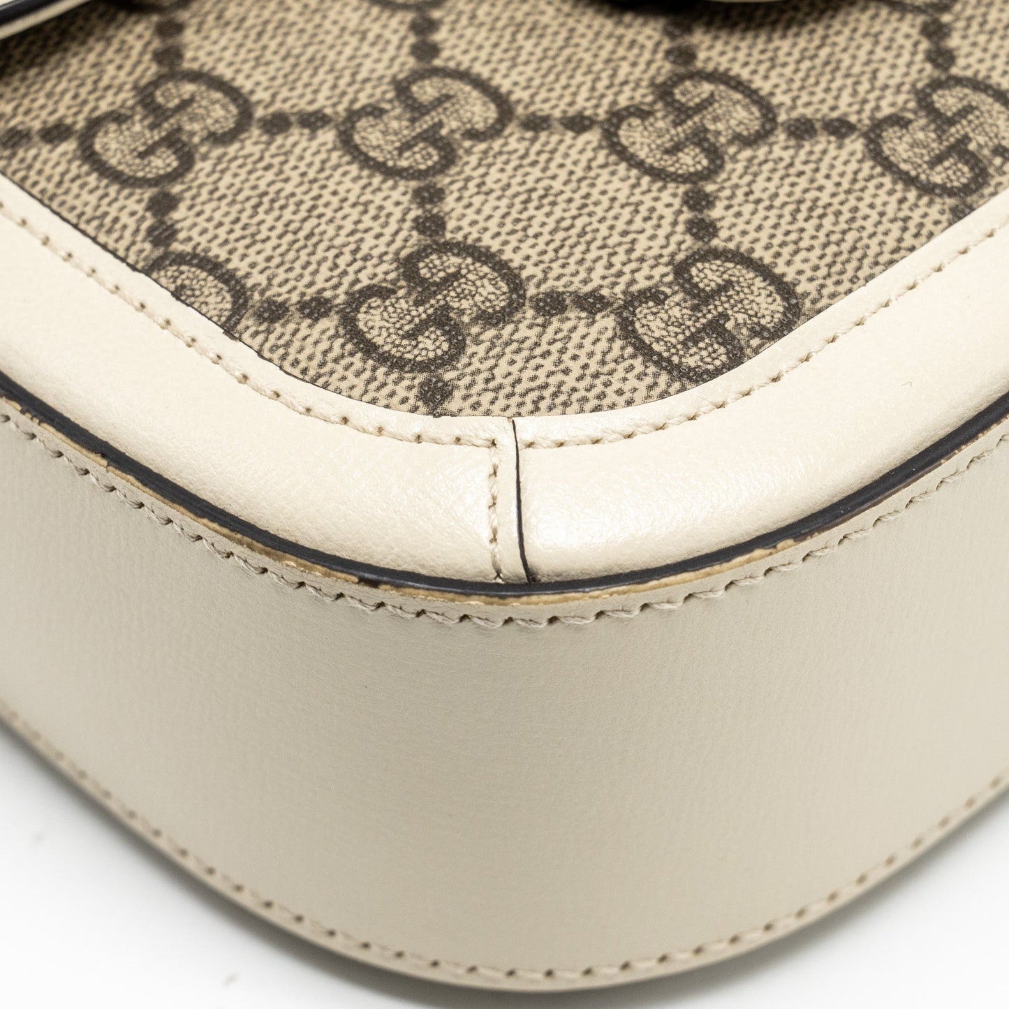 GUCCI Mini Hoursebit 1955 Bag GG Supreme Canvas/Leather