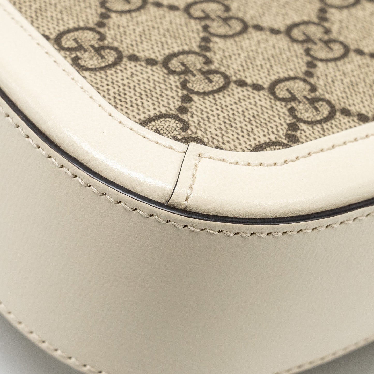 GUCCI Mini Hoursebit 1955 Bag GG Supreme Canvas/Leather