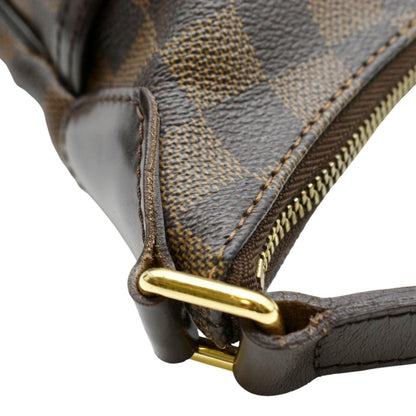 LOUIS VUITTON Bloomsbury PM Damier Ebene Crossbody Bag Brown