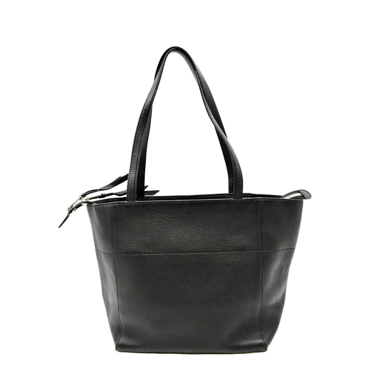 PRADA Leather Tote Bag Black