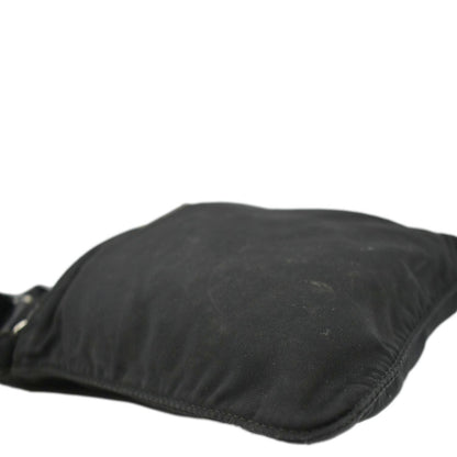 PRADA Nylon Crossbody Messenger Bag Black