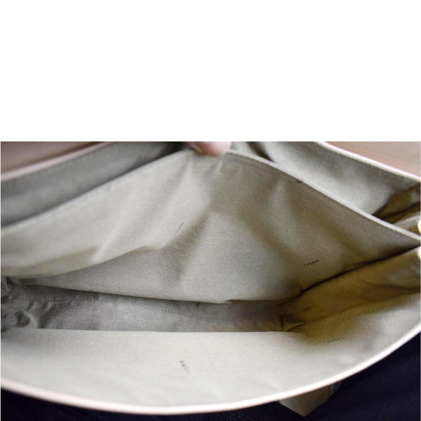 FENDI Claudia Pequin Embossed Leather Crossbody Bag Beige