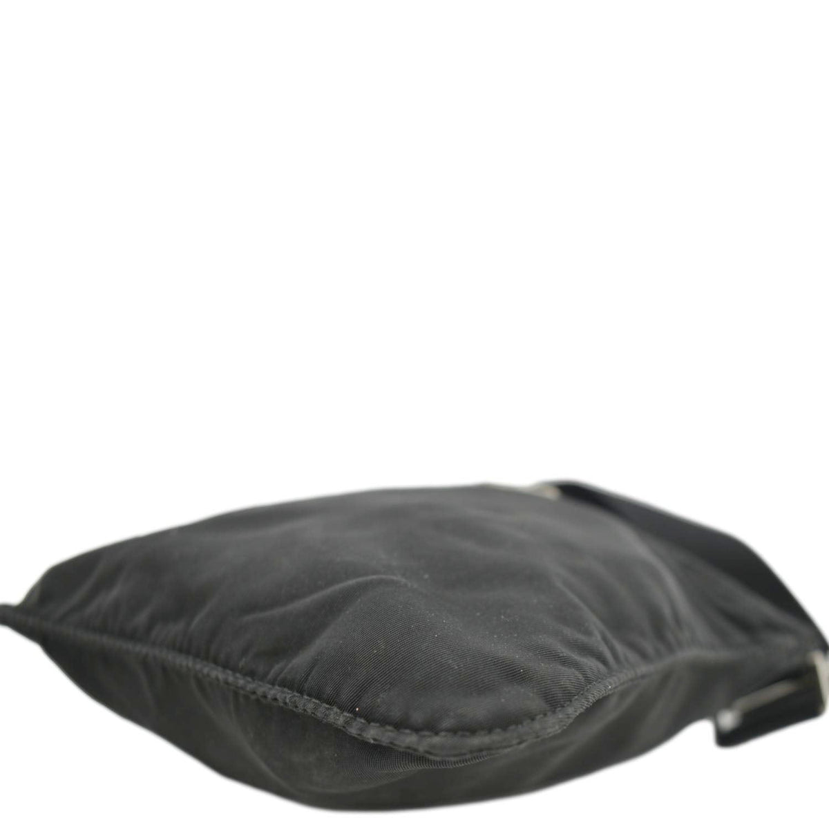 PRADA Nylon Crossbody Messenger Bag Black