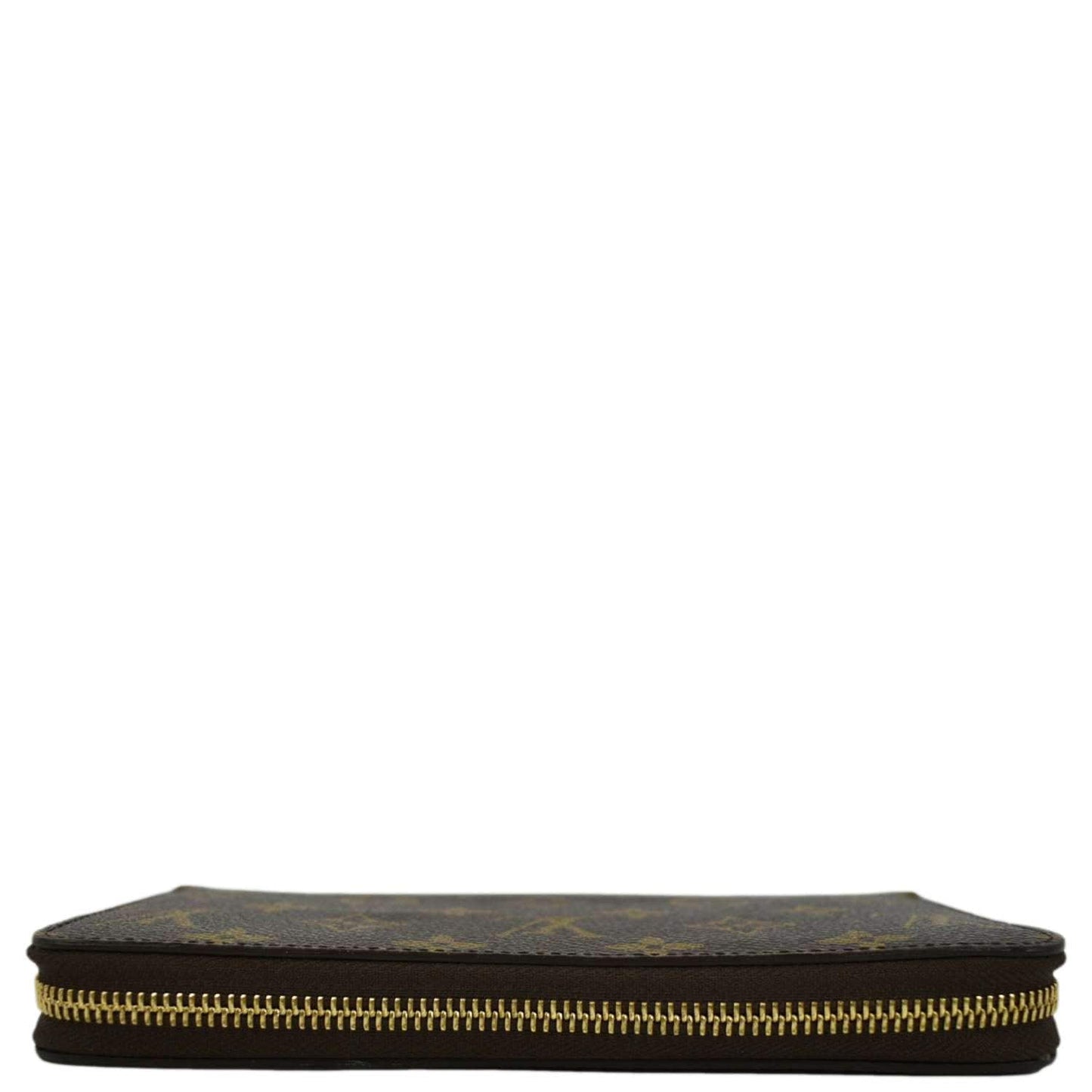 LOUIS VUITTON Monogram Canvas Zippy Wallet Brown