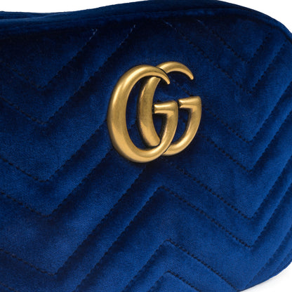 Gucci GG Velvet Marmont Camera Bag