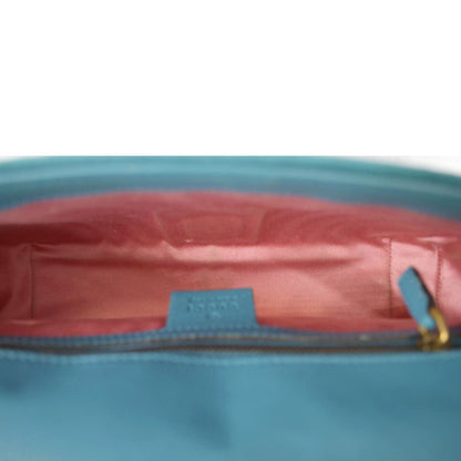 GUCCI GG Marmont Small Velvet Shoulder Bag Turquoise 443497