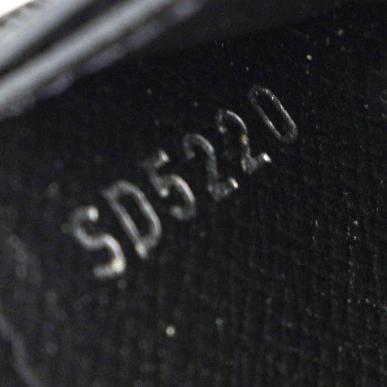 LOUIS VUITTON Monogram Eclipse Canvas Multiple Mens Wallet Black/Grey