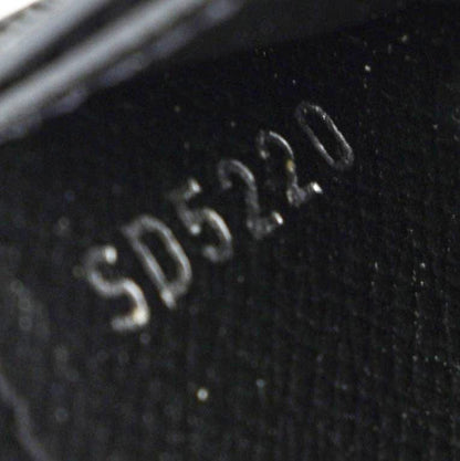 LOUIS VUITTON Monogram Eclipse Canvas Multiple Mens Wallet Black/Grey