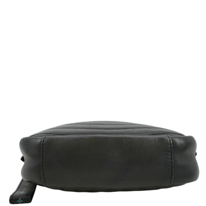 LOUIS VUITTON New Wave Quilted Leather Camera Bag Black