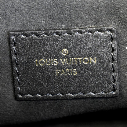 LOUIS VUITTON Onthego PM Monogram Empreinte Tote Shoulder Bag Black