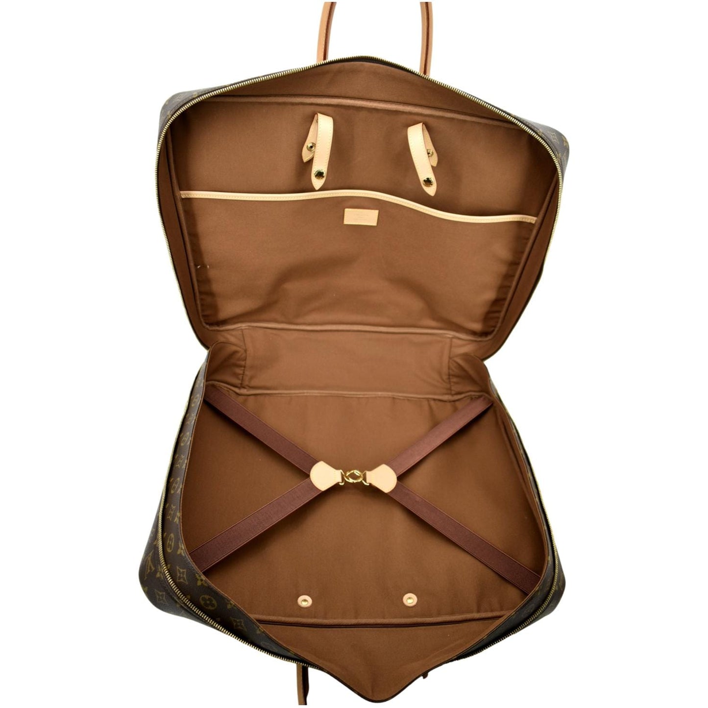 LOUIS VUITTON Sirius 45 Monogram Canvas Suitcase Travel Bag Brown