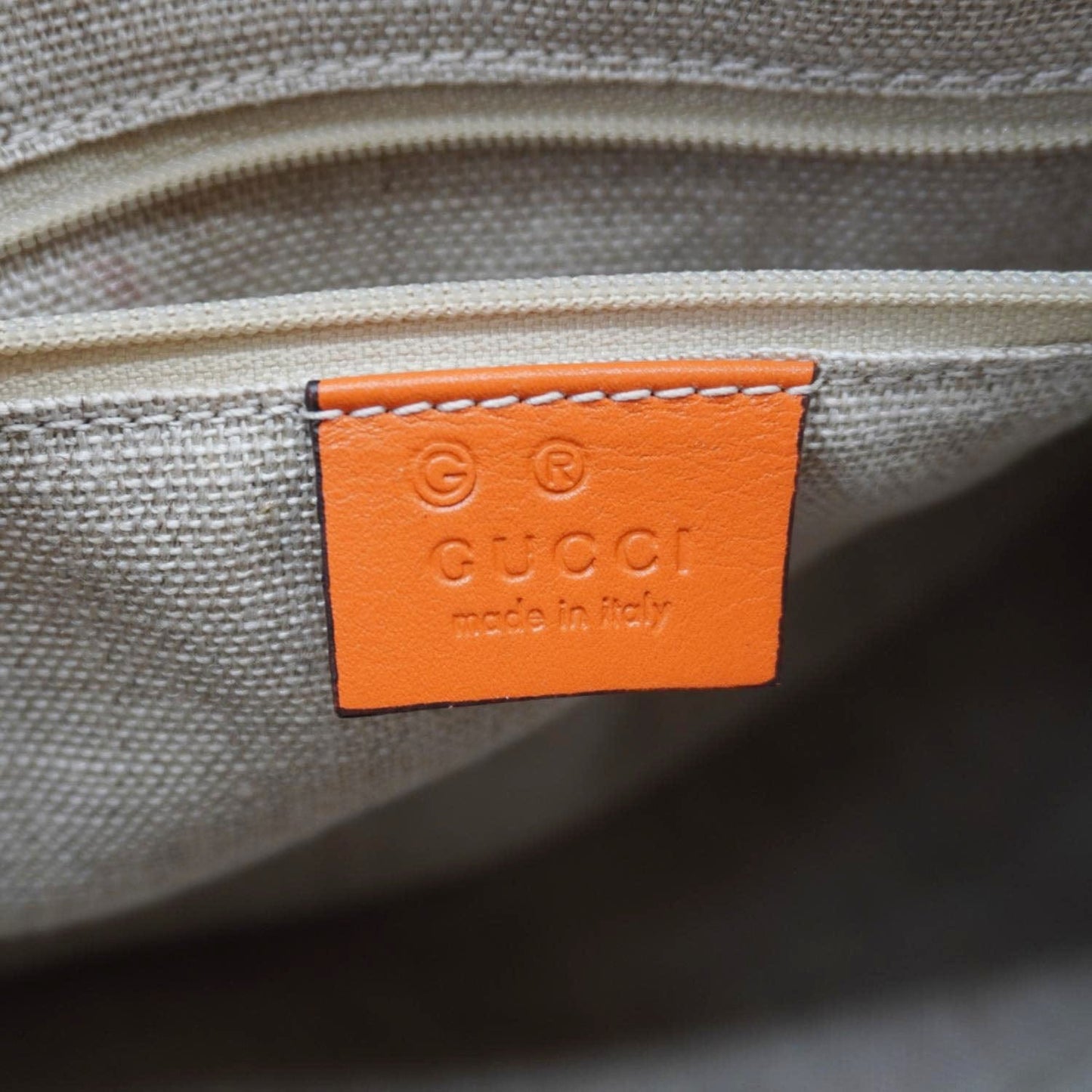 GUCCI GG Microguccissima Boston Travel Bag Orange 449646
