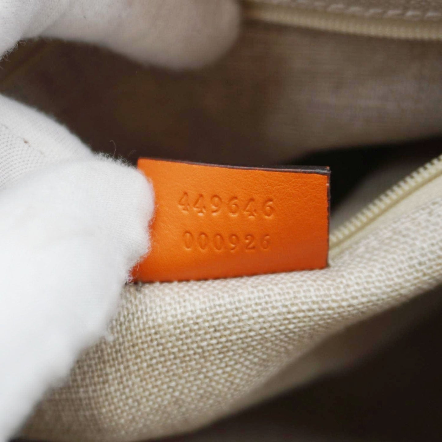 GUCCI GG Microguccissima Boston Travel Bag Orange 449646