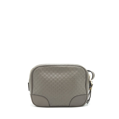 Gucci Guccissima Crossbody Bag Grey L