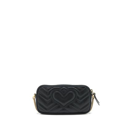Gucci GG Marmont Small Pouch With Chains Black