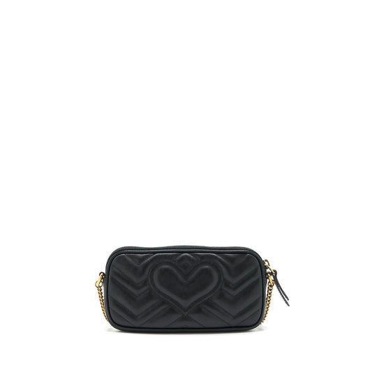 Gucci GG Marmont Small Pouch With Chains Black