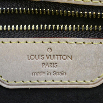 LOUIS VUITTON Wilshire GM Monogram Canvas Tote Shoulder Bag Brown