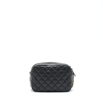 Chanel Camera Case Quilted Calfskin Black GHW
