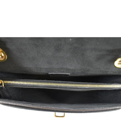 LOUIS VUITTON Victoire Monogram Canvas Crossbody Bag Black