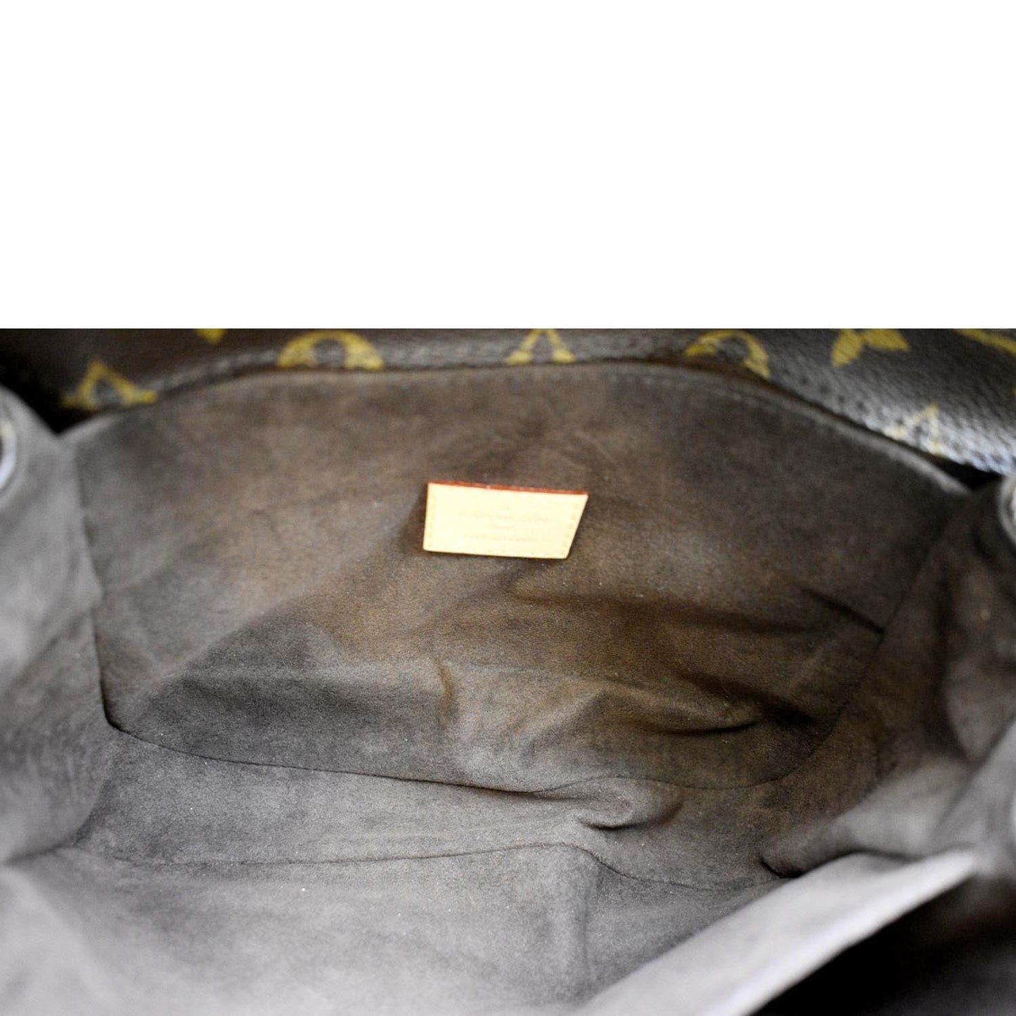 LOUIS VUITTON Metis Pochette Monogram Canvas Crossbody Bag Brown