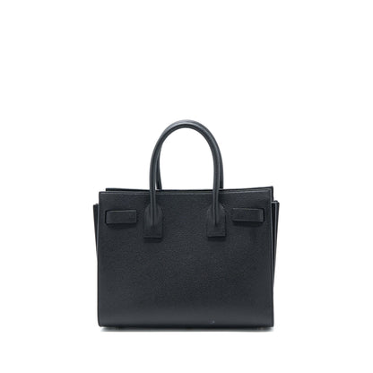 Saint Laurent Baby Sac De Jour Grained Calfskin Black SHW