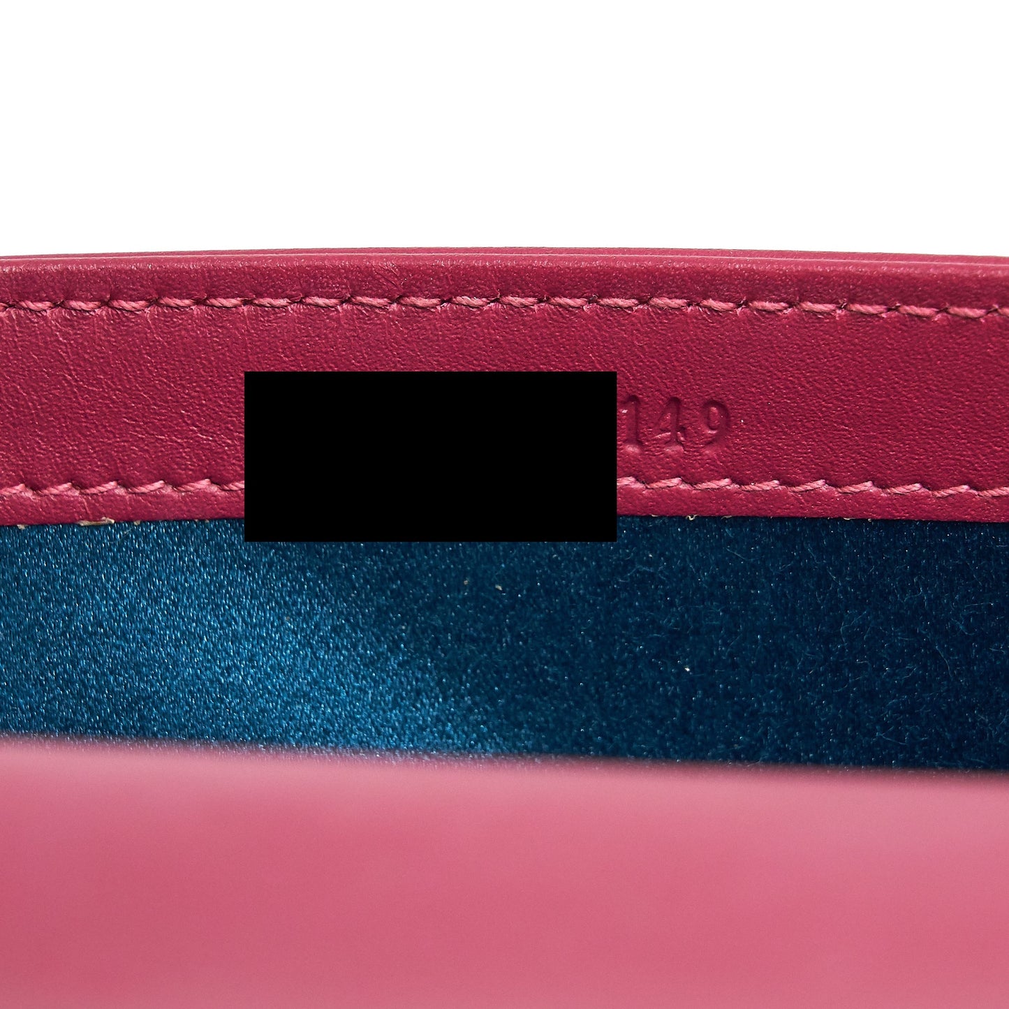 Gucci Velvet Wallet with chain pink  limited edition