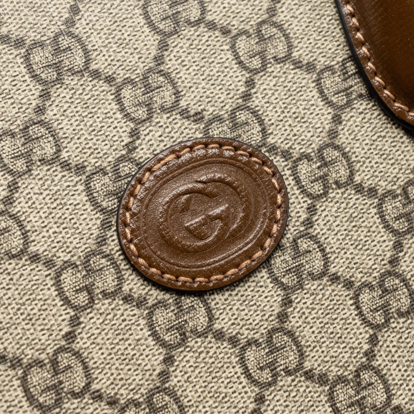Gucci GG small tote bag GG supreme canvas / brown