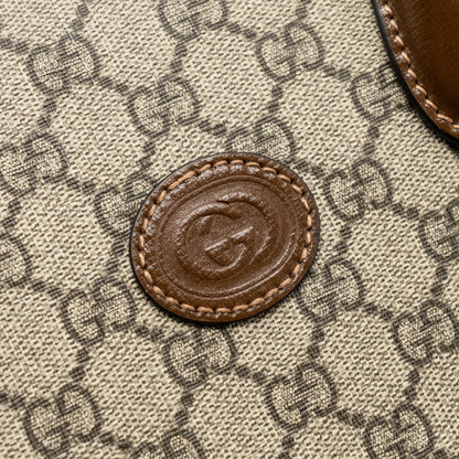 Gucci GG small tote bag GG supreme canvas / brown