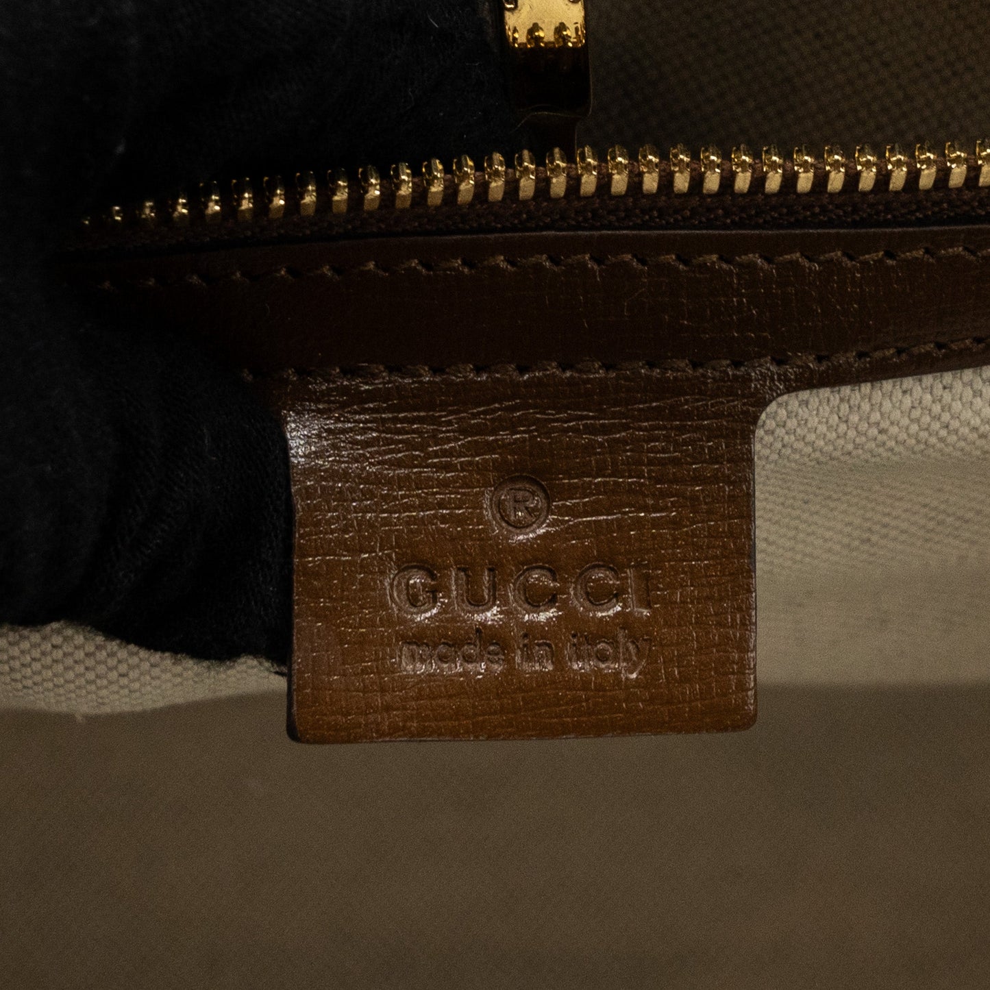 Gucci GG small tote bag GG supreme canvas / brown