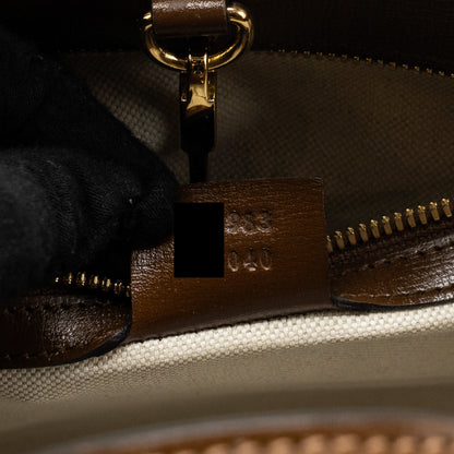Gucci GG small tote bag GG supreme canvas / brown