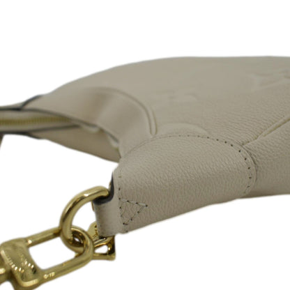LOUIS VUITTON Bagatelle Monogram Empreinte Shoulder Bag Creme