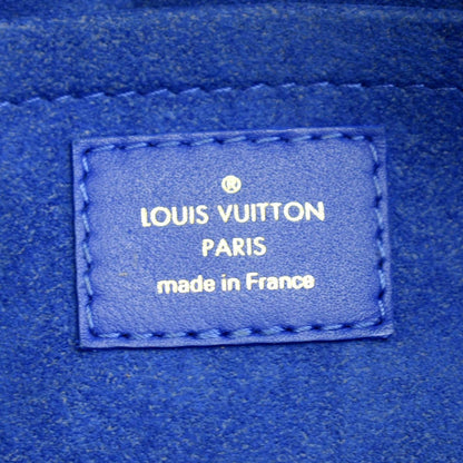 LOUIS VUITTON New Wave Quilted Leather Camera Shoulder Bag Light Blue