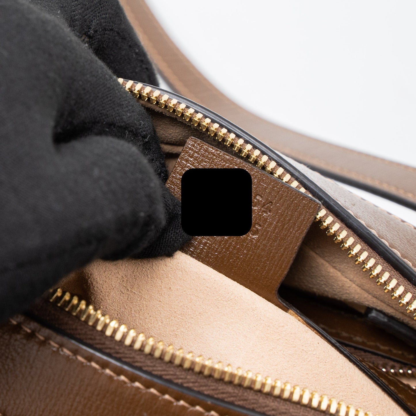 Gucci Horsebit Shoulder Bag Calfskin Brown