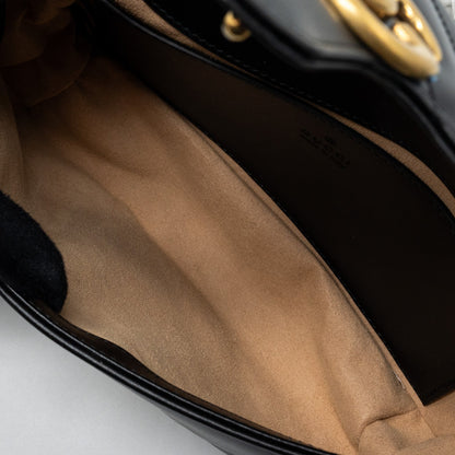 Gucci Mini GG Marmont Matelasse Bag Leather Black