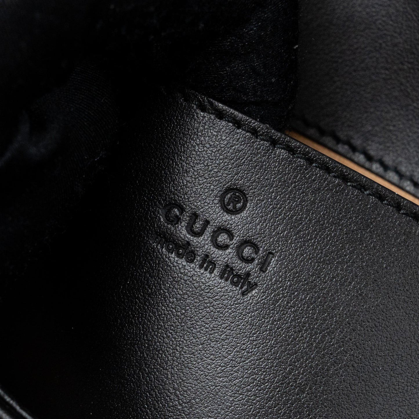 Gucci Mini GG Marmont Matelasse Bag Leather Black