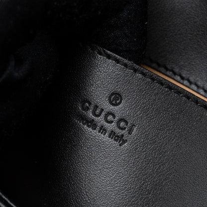 Gucci Mini GG Marmont Matelasse Bag Leather Black