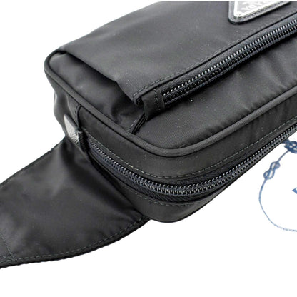 PRADA Tessuto Nylon Belt Bag Black