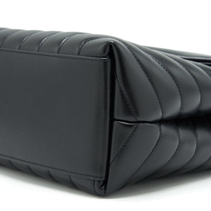 Saint Laurent / YSL Loulou Medium Bag Calfskin Black SHW
