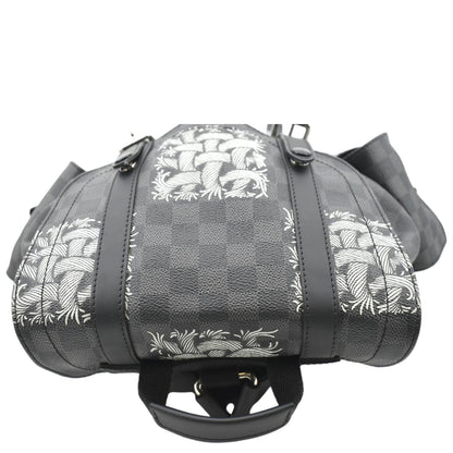 LOUIS VUITTON Christopher Nemeth Damier Graphite Backpack Bag Black