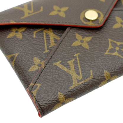 LOUIS VUITTON Kirigami Medium Monogram Canvas Pochette Brown