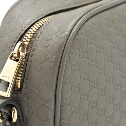 Gucci Guccissima Crossbody Bag Grey L