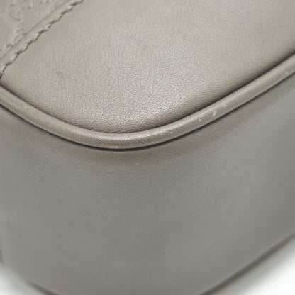 Gucci Guccissima Crossbody Bag Grey L