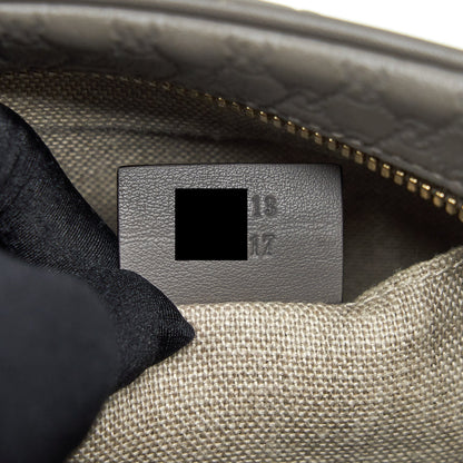 Gucci Guccissima Crossbody Bag Grey L