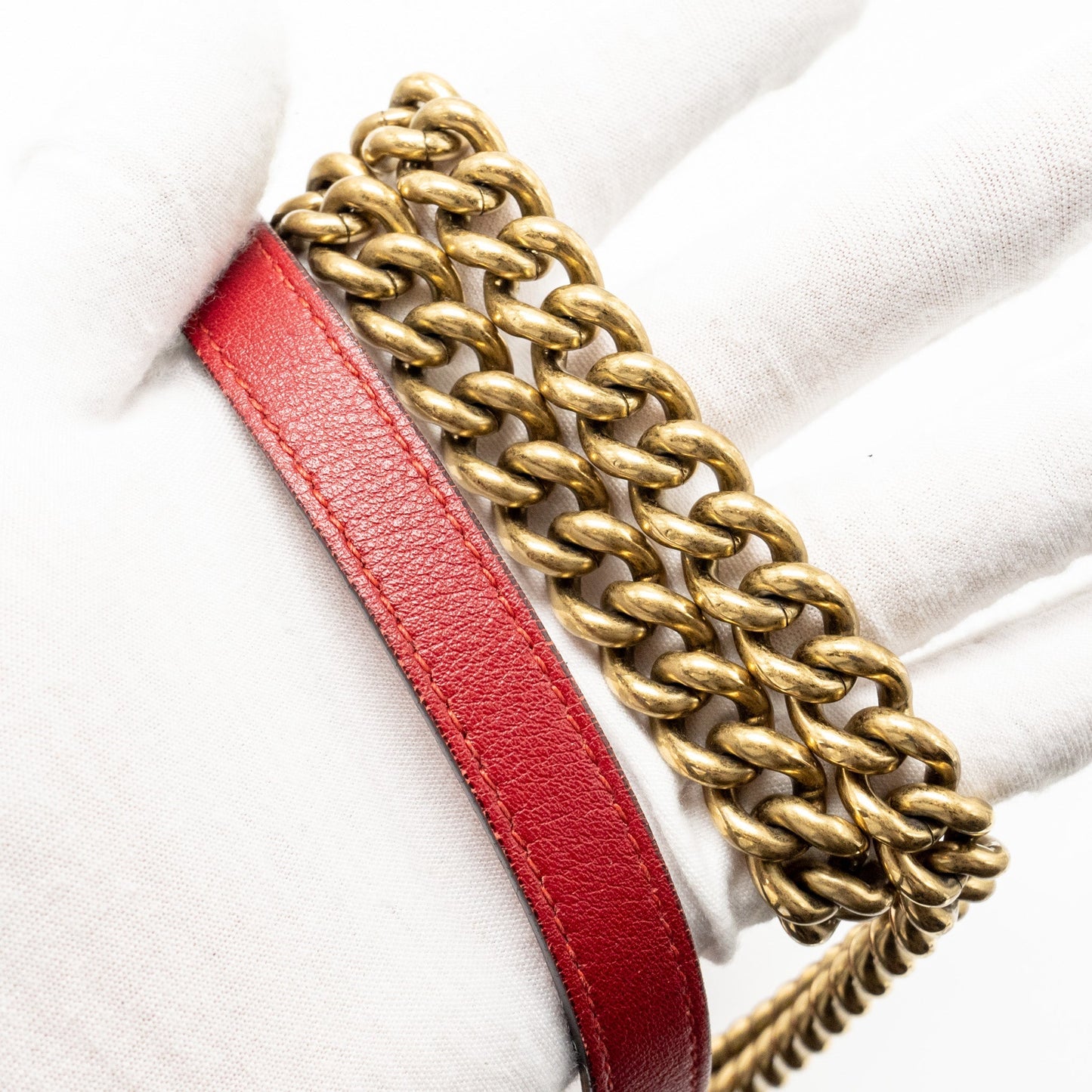 Gucci Mini GG Marmont Bag Velvet Red