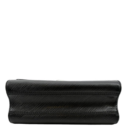 LOUIS VUITTON LV Twist MM Epi Leather Shoulder Bag Black