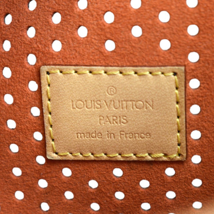 LOUIS VUITTON Perforated Musette Monogram Canvas Crossbody Bag Brown